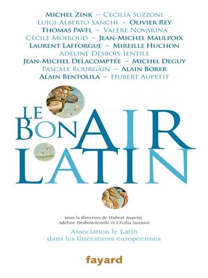cover image of Le bon air latin